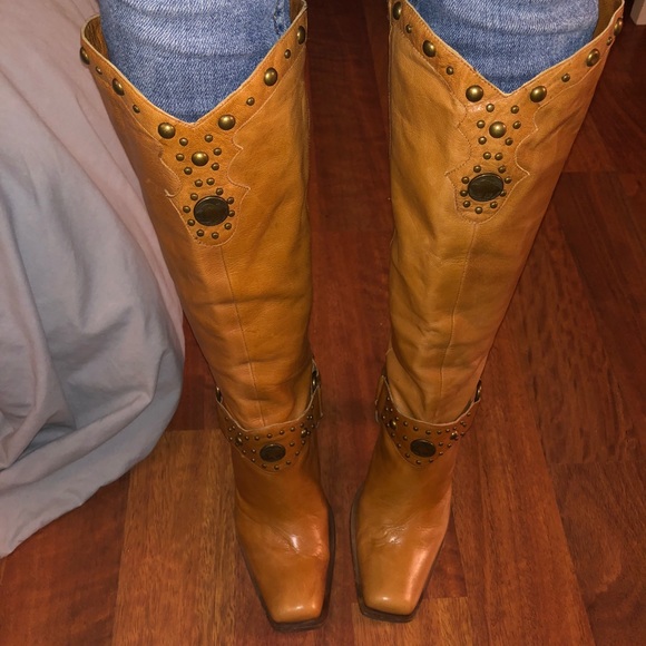 Antonio Melani Buffalo Nickel Harness Boot - Picture 2 of 10